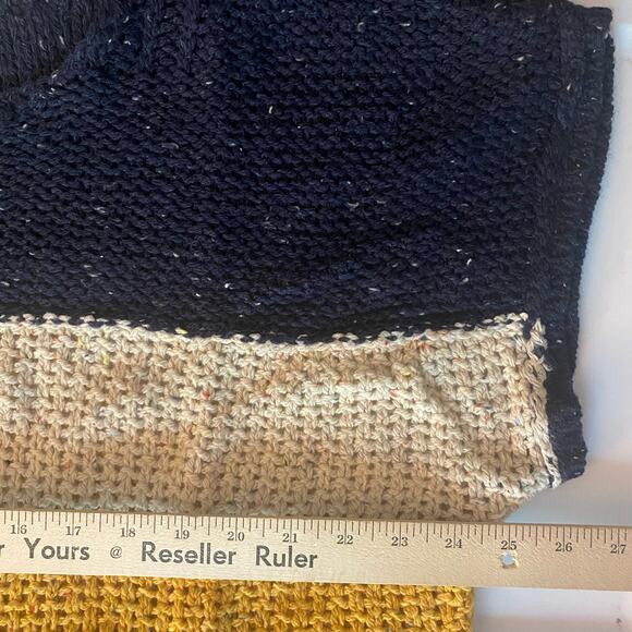 Wildfox Sweater Women Small Striped Knit Oversized Relaxed Boho Beach Coastal - Picture 5 of 13